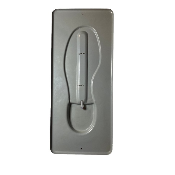 Biltrite Nuron Red Embossed Shoe Thermometer Tin Sign 1940s Vintage OS - Picture 6 of 16